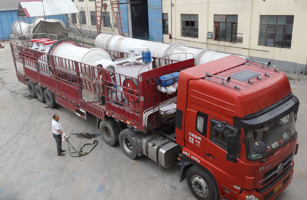 <b>整套選礦設備發(fā)貨現(xiàn)場</b>